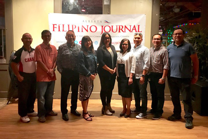 Alberta Filipino Journal hosts a Dinner and Karaoke Evening for Staff and Columnists