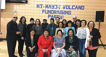 Bicolano raised fund for the victims of Mayon Volcano