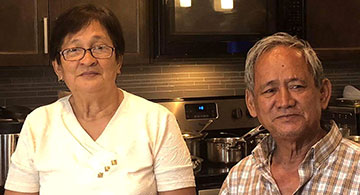 Nanay Sedes Cereno Enjoys Her First Birthday in Canada