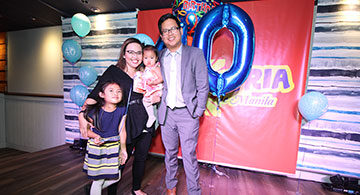 Atty. Joseph Angeles turns 40 with a surprise party at Panciteria
