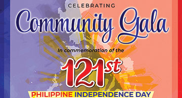 Celebrating Community Gala in Commemoration of the 121st Philippine Independence