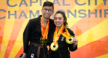 Pinoys took gold medals in Capital City Provincial Karate Championships