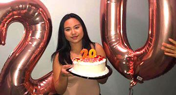 Ninia Dizon turns 20