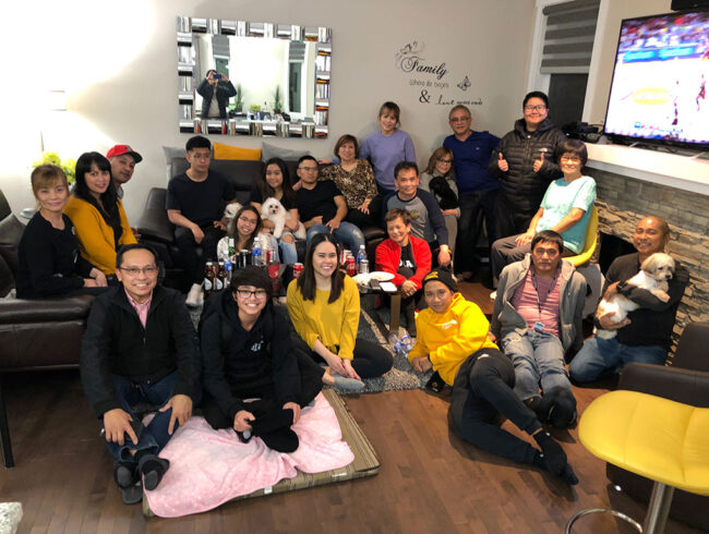 Surprised by His Family and Friends - Alberta Filipino Journal