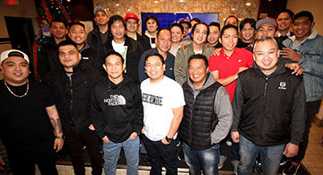 Crosstown Auto basketball team X'mas party