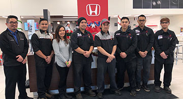 Wheaton Honda Team Delivers