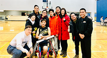 Filipino amputee plays wheelchair basketball in Edmonton