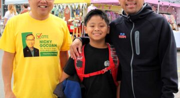 Nicky Gocuan attends Kaleido Family Arts Festival